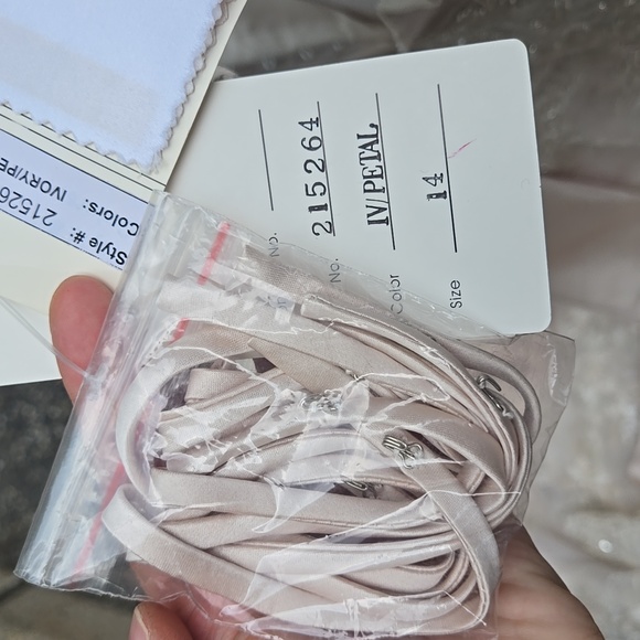 David Tutera For Mon Cherie Isla Wedding Dress - Size 14 A-Line Strapless Beaded - Picture 11 of 16